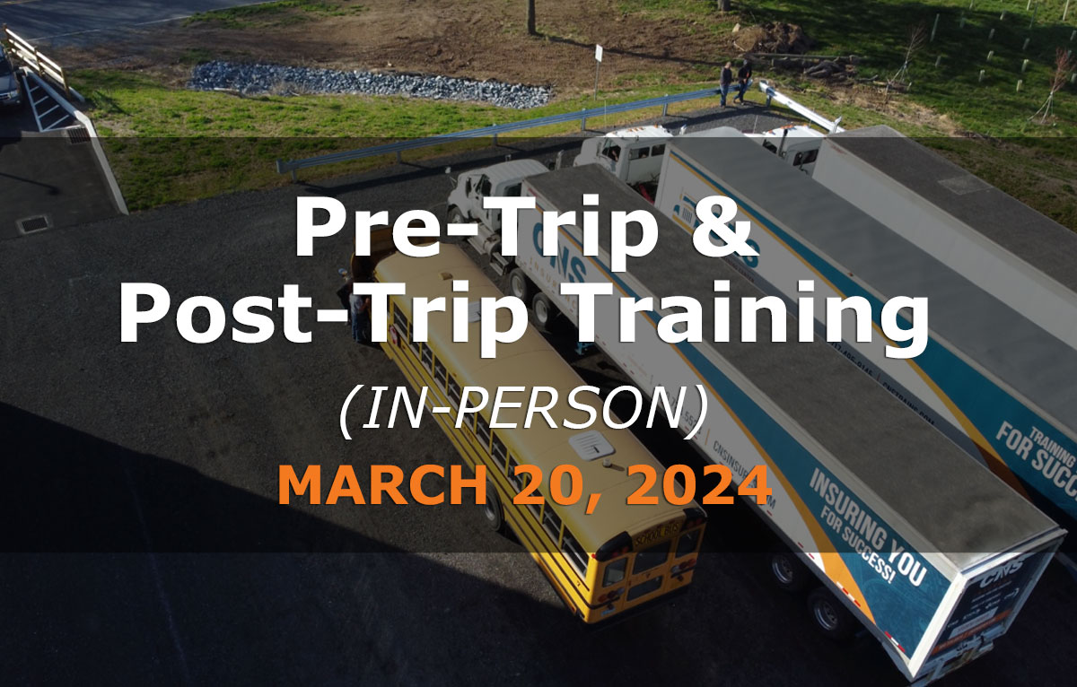 You are currently viewing Pre-Trip and Post-Trip Training – Live Session